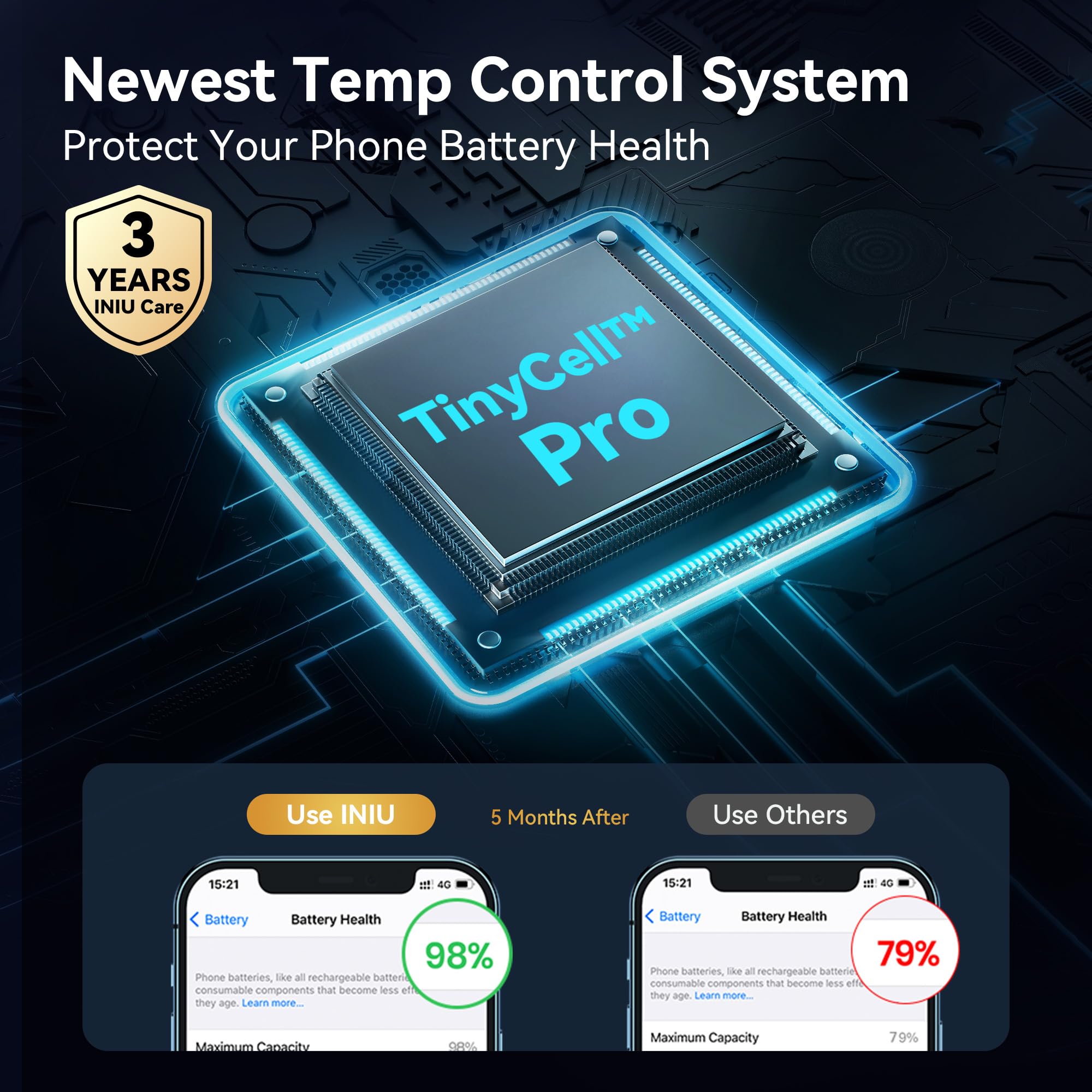 INIU Mini Portable Charger, Small 45W PD Power Bank, 10000mAh USB C in&Out Fast Charging Pocket Size Battery Pack, Travel Essentials Powerbank for iPhone 17 16 15 14 Pro Air, Xiaomi, Samsung S24 etc - Image 7